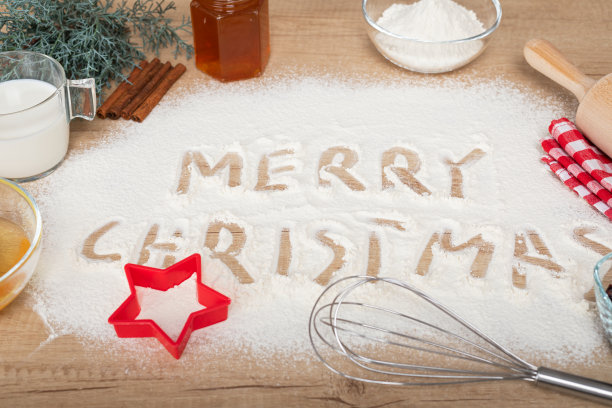 厨房里的圣诞精神图片下载