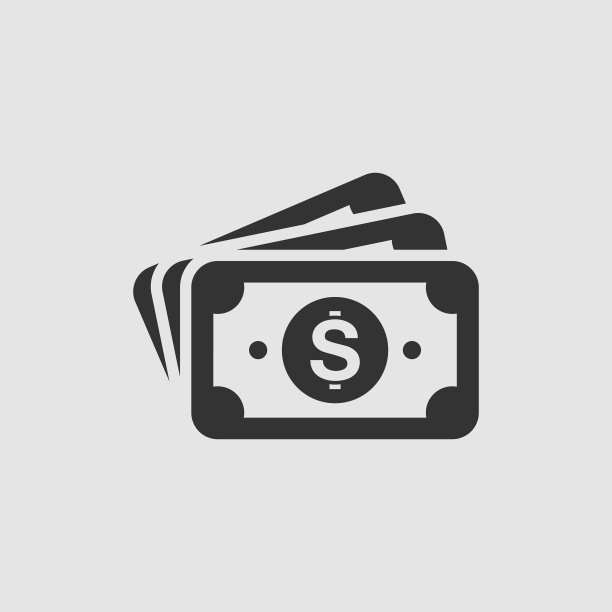 扁平风格现金图标图片下载