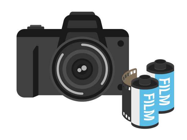 照相机和胶卷图片下载