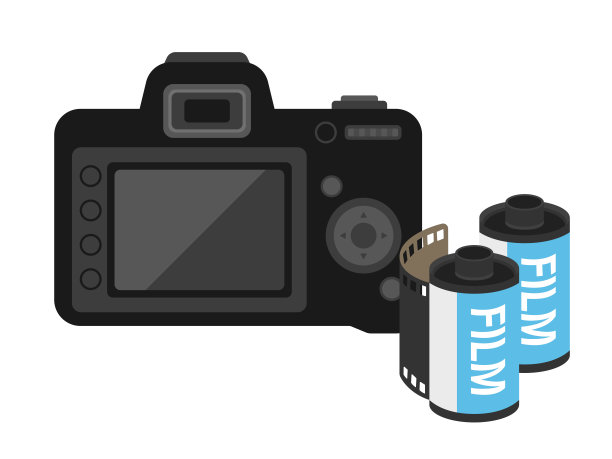 照相机和胶卷图片下载