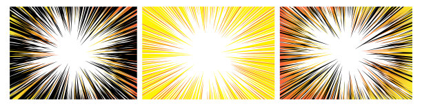 速度线快速运动背景。连环画图片下载