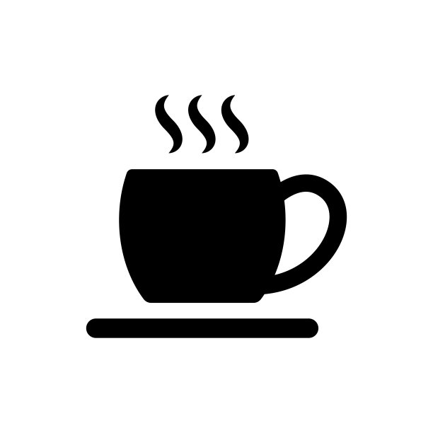 热饮杯的图标向量图片下载