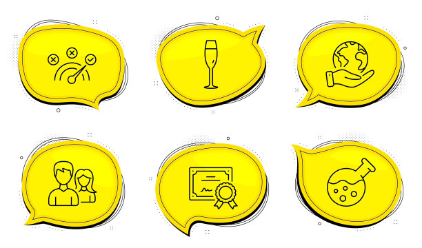 正确答案香槟杯和一对图标图片下载