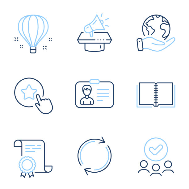 身份证簿和完整的旋转图标图片下载