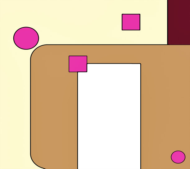 一个简单的几何标签或相框，理想的PowerPoint类型的背景图片下载