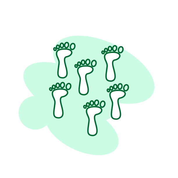 足迹图标图片下载