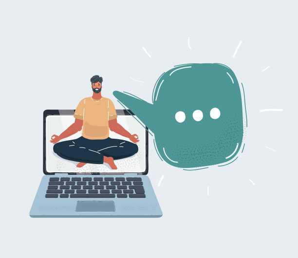 在桌面上沉思的人图片下载