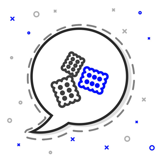 线饼干饼干图标孤立在白色图片下载