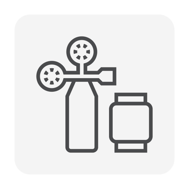 油箱和压力表矢量图标设计。图片下载