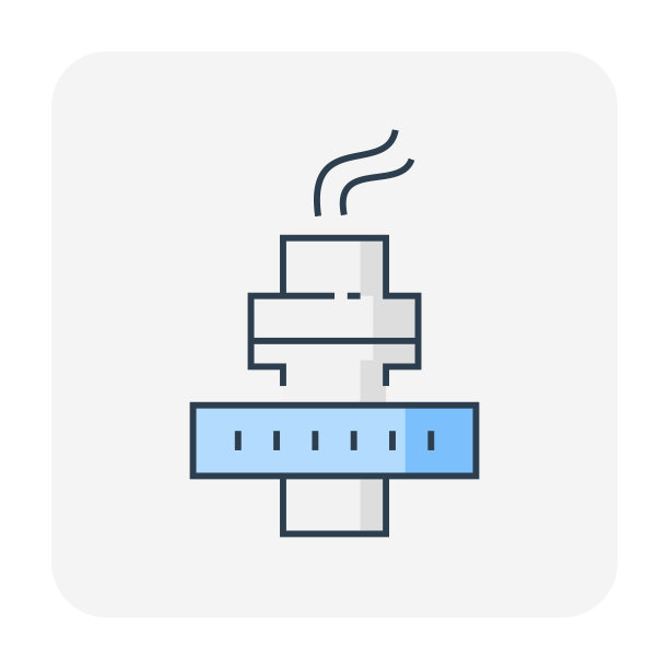 工业建筑矢量图标设计。图片下载