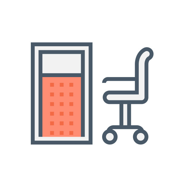 隔断墙矢量图标设计。图片下载