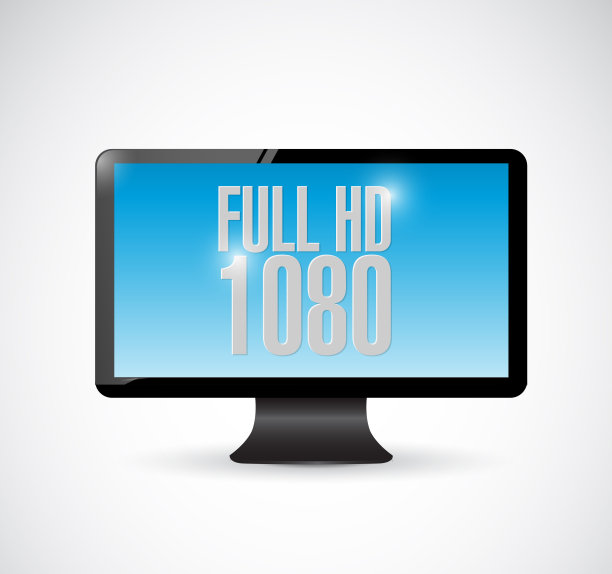 全高清1080显示器插图设计图片下载