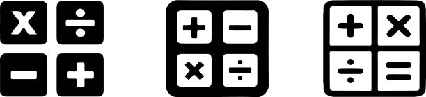 计算器图标孤立在背景上图片下载