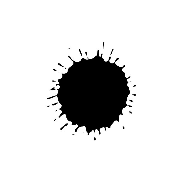 黑色滴孤立在白色背景垃圾图片下载