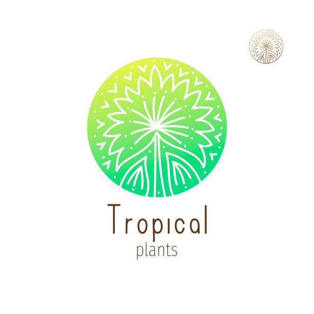 热带丛林的标志图片下载