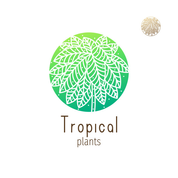 热带丛林的标志图片下载