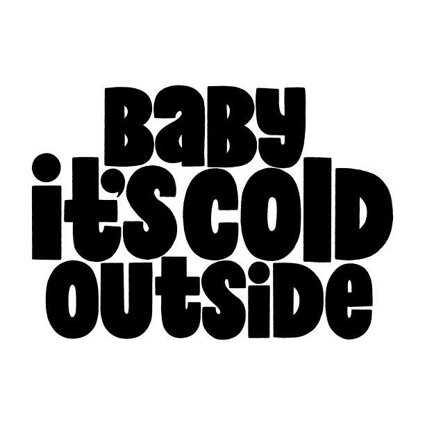宝宝是冷的外面手绘的字母引用图片下载