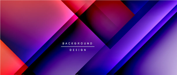 方形形状组成流体梯度图片下载