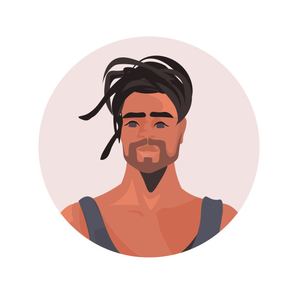 非裔美国年轻人头像图片下载