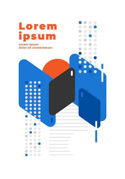 封面设计几何抽象背景图片下载