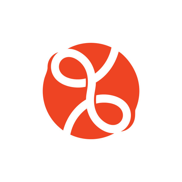 圆线结设计标志图片下载