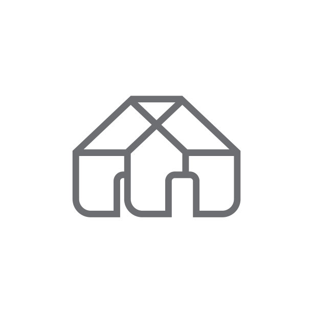 房屋建筑重叠线设计图片下载