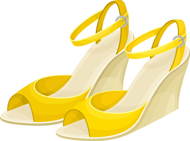 高跟露趾鞋或露趾带钩鞋图片下载
