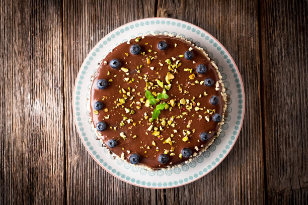 美味的巧克力蛋糕图片下载