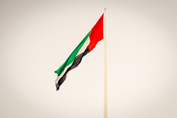 阿拉伯联合酋长国国旗，阿联酋首都图片下载
