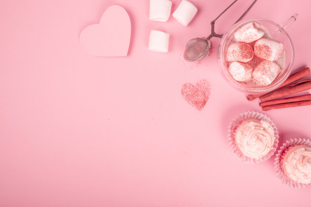 情人节爱情纸杯蛋糕图片下载