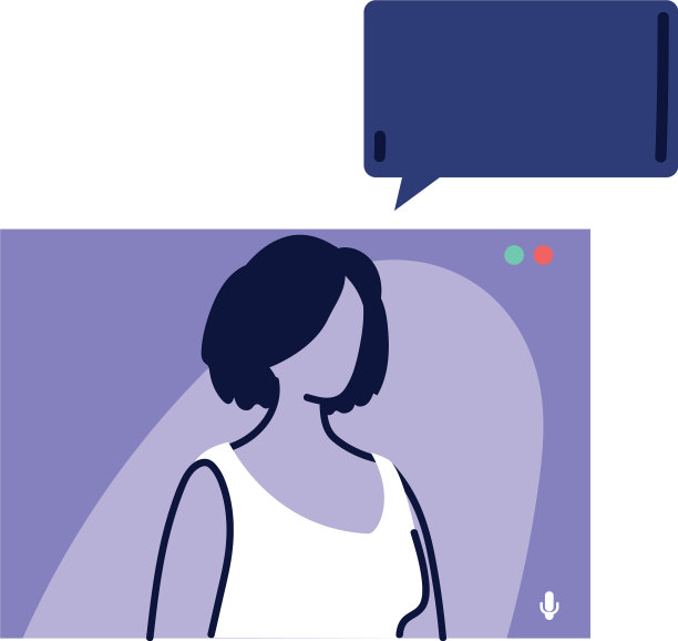 女人在电脑上视频通话聊天图片下载