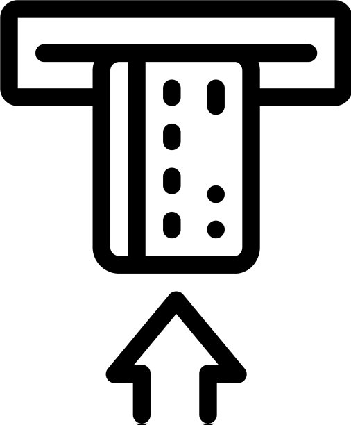 银行终端插卡图标图片下载