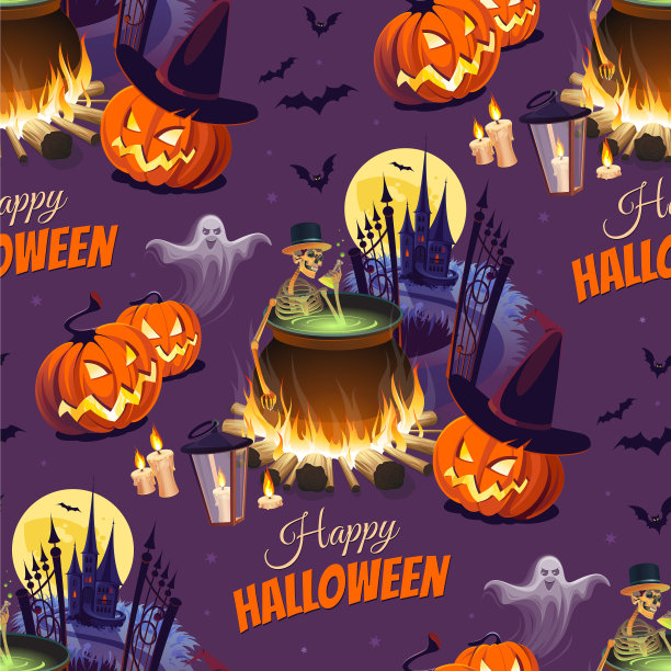 人物万圣节快乐图片下载