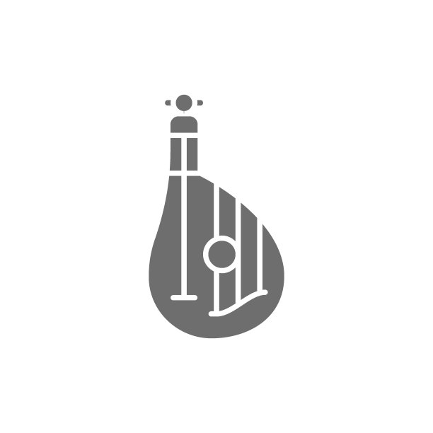 班杜拉，科布萨，乌克兰民族乐器灰色偶像。图片下载