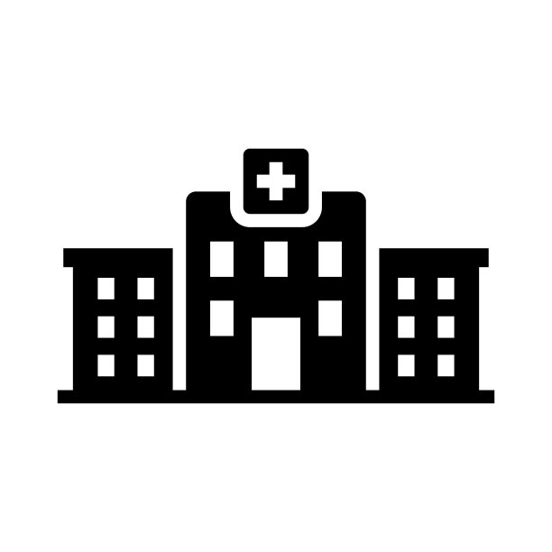医院建筑图标图片下载