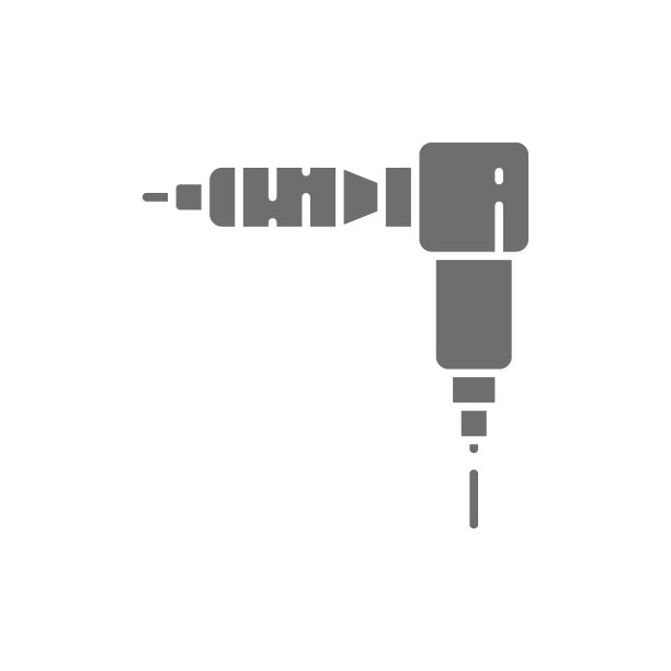 矢量旋转纹身机，设备灰色图标。图片下载