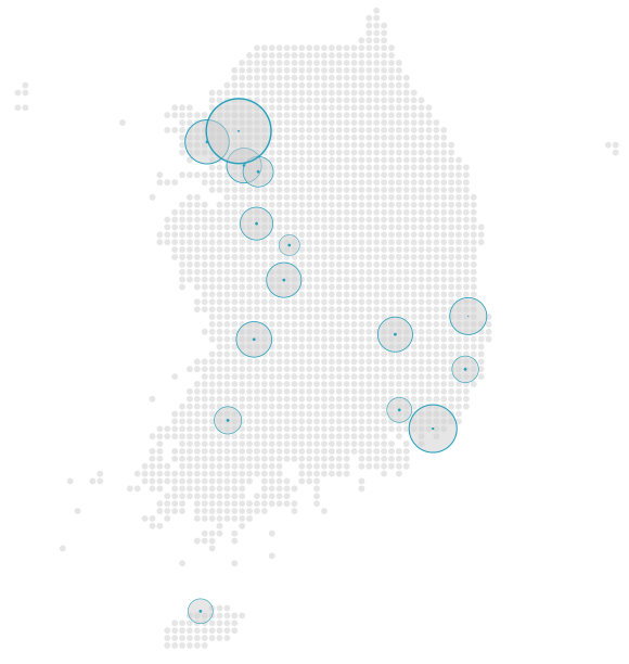 韩国的金融经济概念，地图和城市图片下载