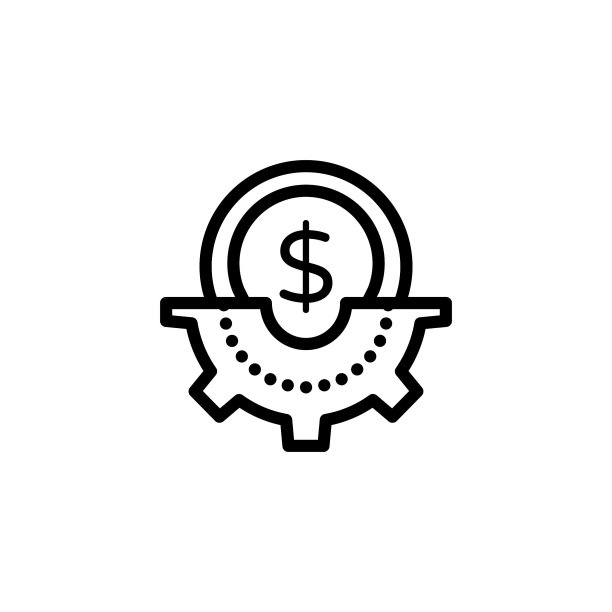 金融服务矢量标志图片下载
