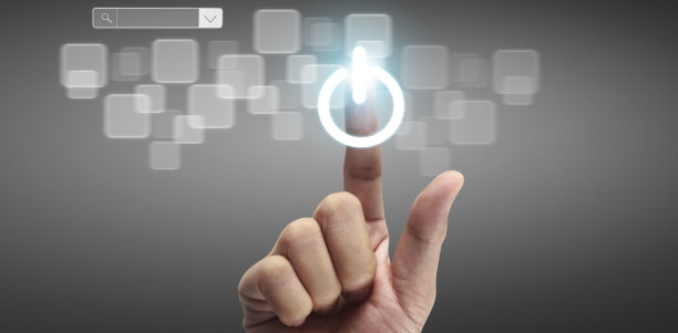 手触键屏幕界面全球连接客户联网图片下载