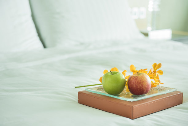 在酒店里欢迎水果图片下载