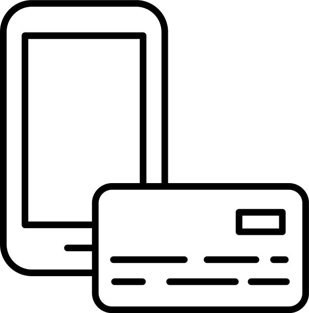 信用卡和智能手机在线支付图片下载