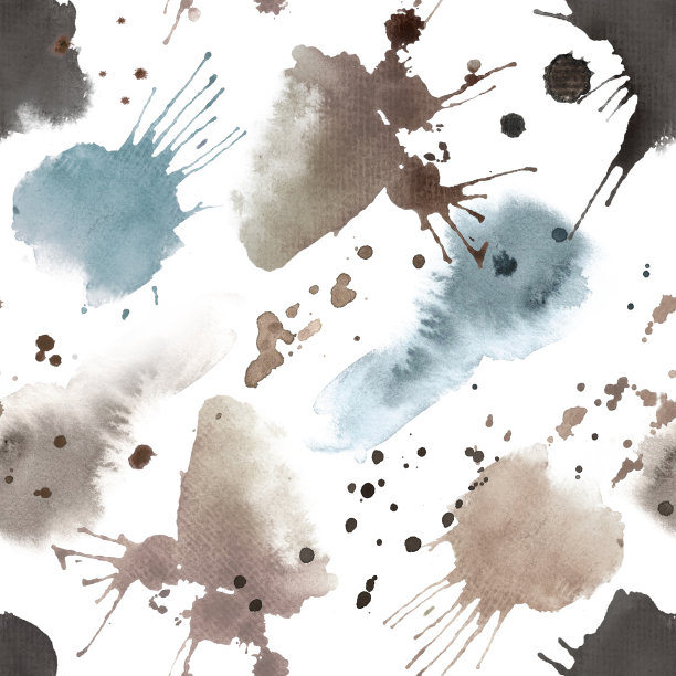 水彩斑点无缝模式尘埃色调图片下载