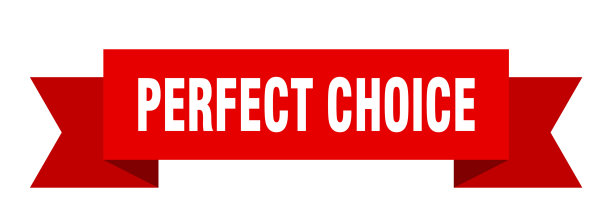 完美的选择丝带完美的选择孤立图片下载