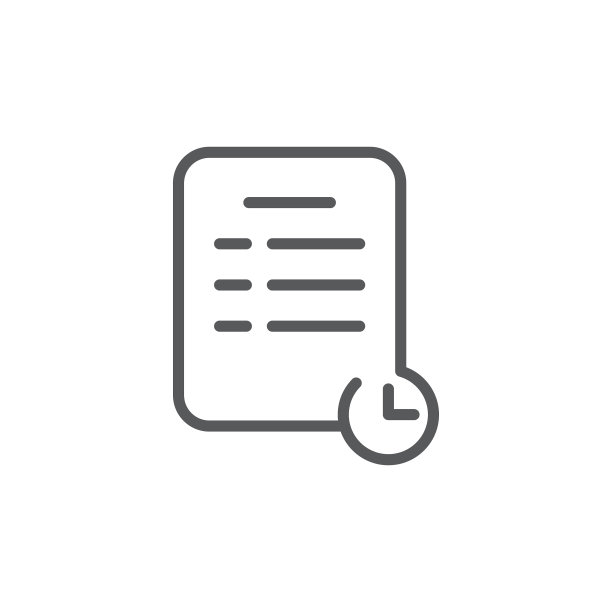 白色背景上的购买历史记录图标符号图片下载