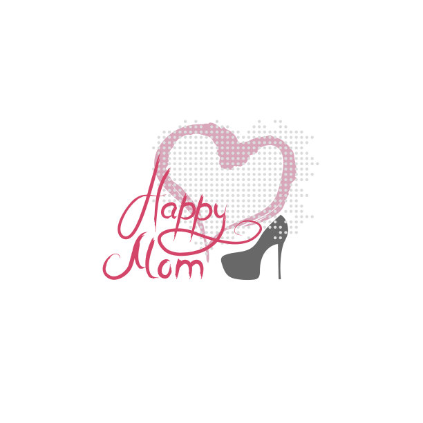 母亲节快乐手绘字母文字图片下载