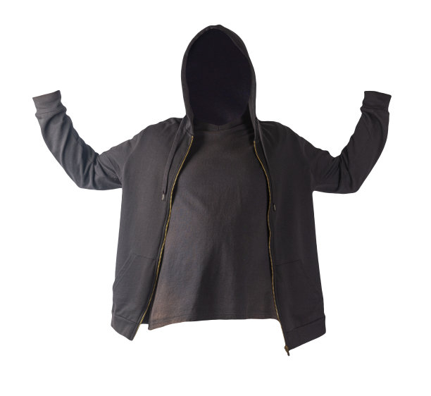 运动衫与铁拉链与帽衫和t恤孤立的白色背景。运动风格图片下载