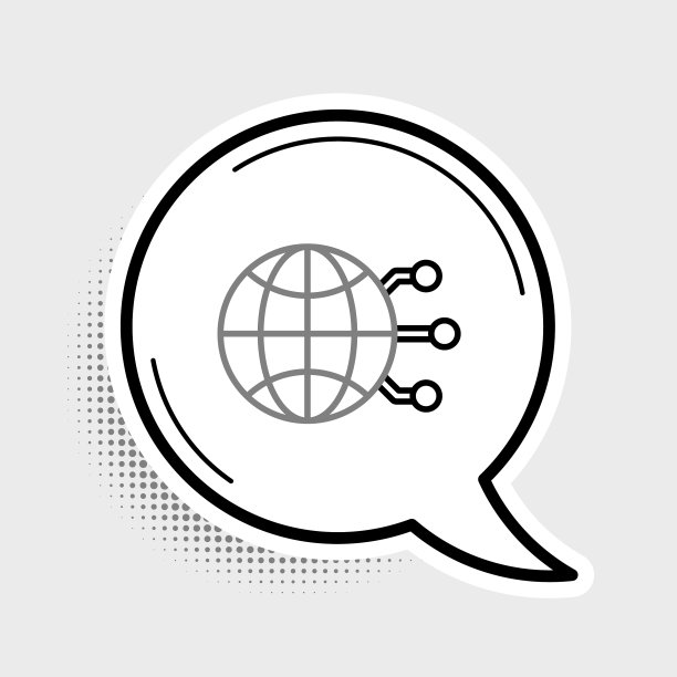 连全球技术或社交网络图标图片下载