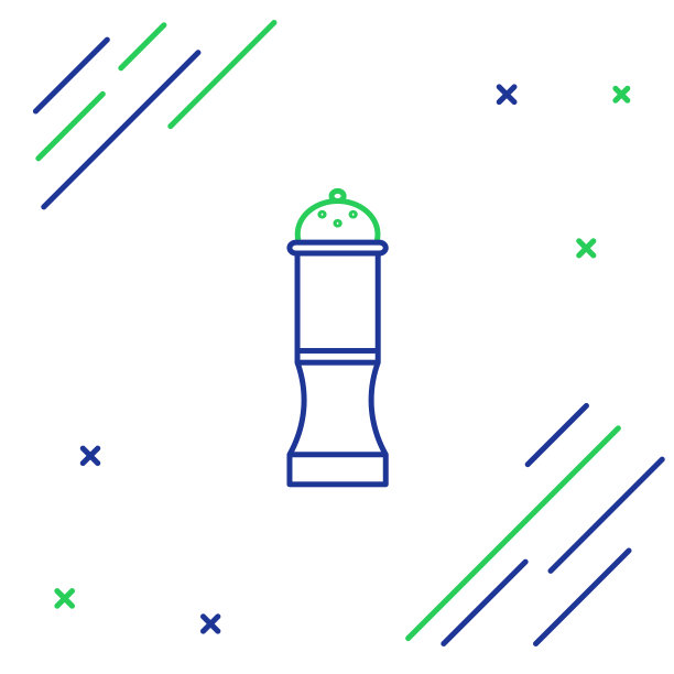 线胡椒图标孤立的白色背景图片下载