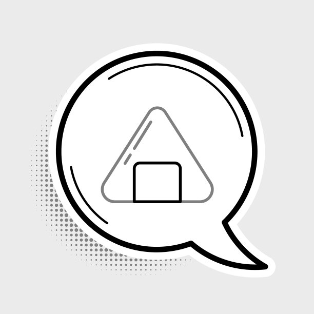 线寿司图标孤立在灰色背景图片下载