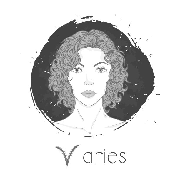 白羊星座。图片下载